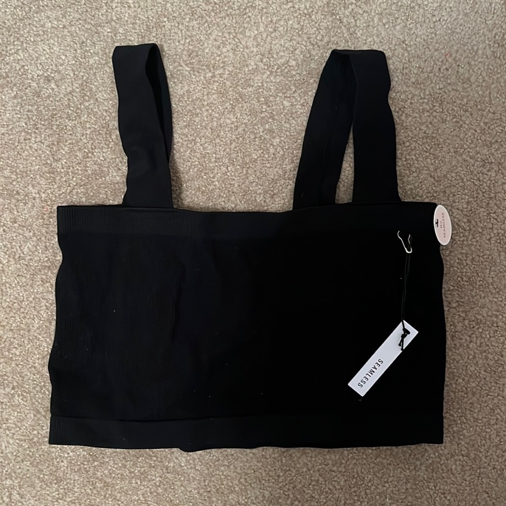 Black Forever 21 Crop Top